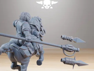 GrimGuard Pony Cavalry  3D print model