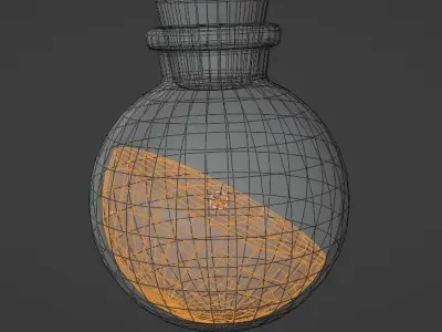 MAGICAL POTION Low-poly 3D model