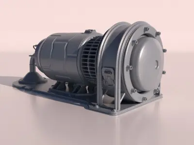 Sci-fi OilTank for 3Dprint 3D print model