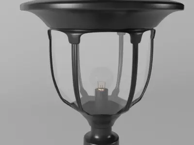 Classic Street Lamp Post Free 3D model