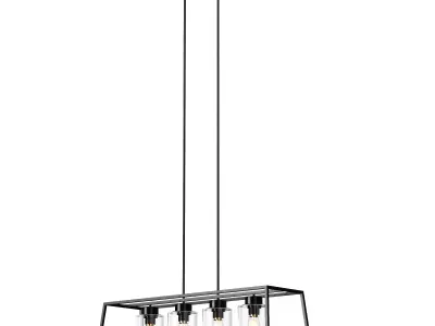 Rectangle Chandelier Low-poly 3D model purchase