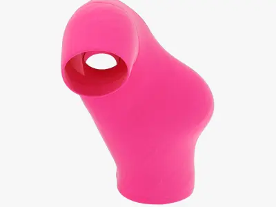 Stylized Womens Crop Top 3D model