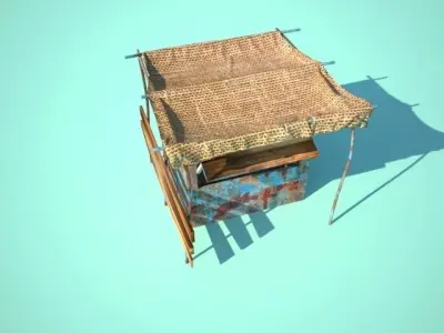 SHACK HUT HOVEL Free 3D model