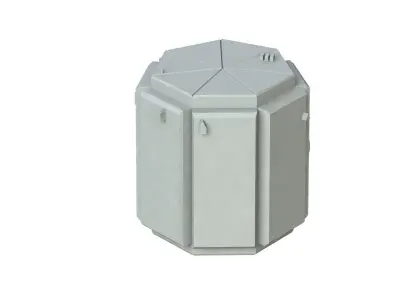 Sci Fi Object No 3326 Low Poly Low-poly 3D model