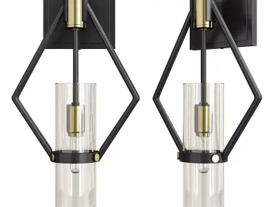 Raef Wall Sconce Low-poly 3D model