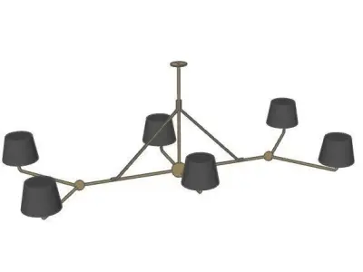 Chiltern Chandelier by Urban Electric 3D model