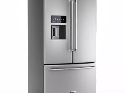 KitchenAid 27 French Door Refrigerator 3D model