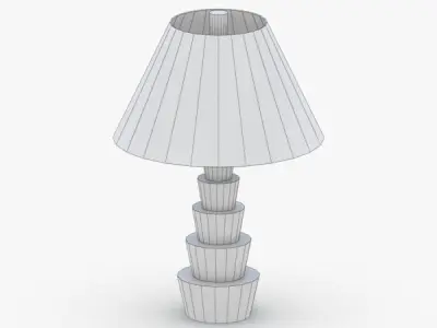 1365 - Table Lamp Low-poly 3D model