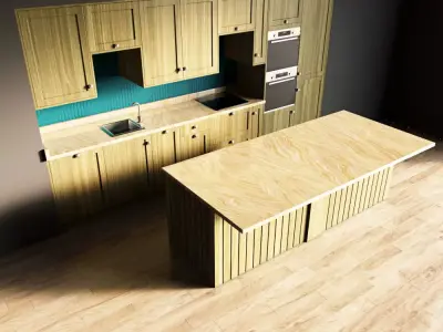 52-Kitchen4 texture 5 3D model