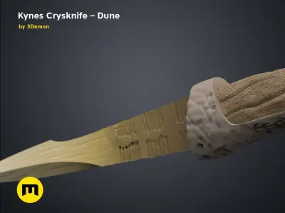 Kynes Crysknife - Dune 3D print model