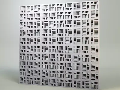 ROSTER CURTAIN PANEL RST-LB4 3D model