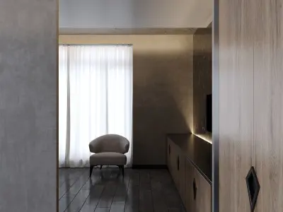 Modern Apartment for single people 3D model