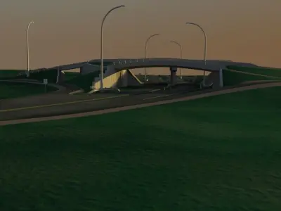 HighWay Overpass 3D model