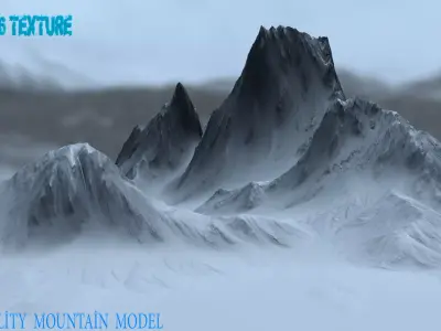 Snow Mountain 3D model