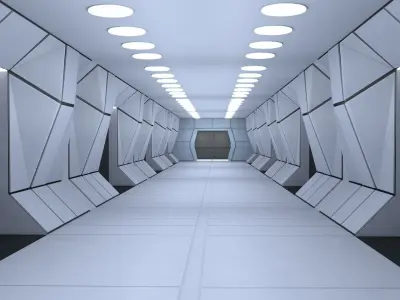 Sci Fi Interior 3D model