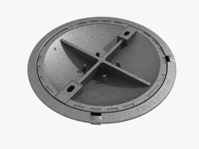 cast iron hatch 5 3D model