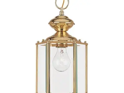 Mcvicker Outdoor Hanging Lantern - 2 Colour 3D model