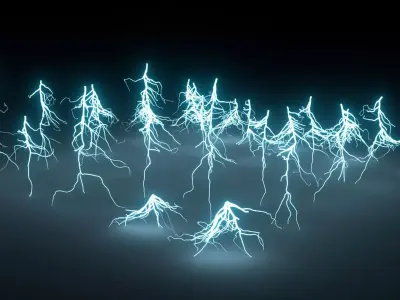 Lightning Pack v40 3D model