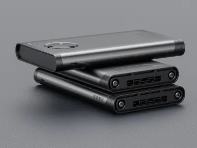 Sci-fi Power Bank 3d Model Low-poly 3D model