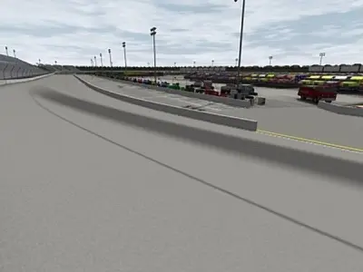 Milwaukee Mile Speedway Game Ready Low-poly 3D model