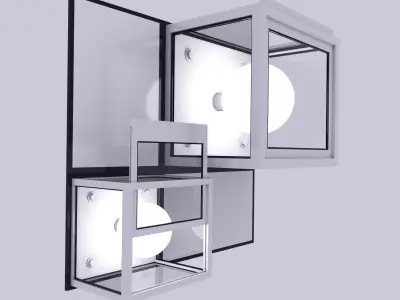 Lamps  Golden Section 3D model