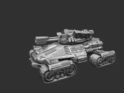 Tank of the future 3D print model