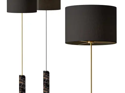 La Redoute Palaz Marble Floor Lamp 3D model