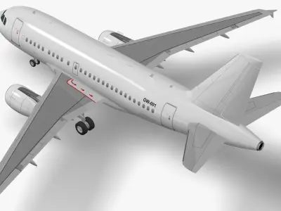  Detailed 3D models of the A320 Family 