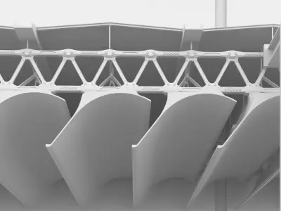 Menil Collection - Exterior Facade sample 3D model