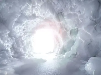 Frozen Ice Cave 4 3D model