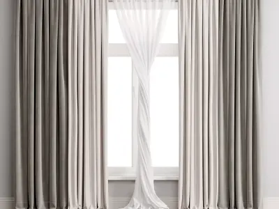 Curtain 03 3D model