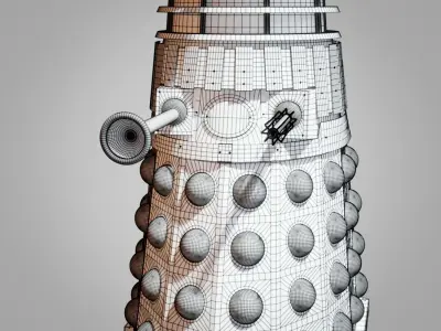 1970s Dalek 3D model