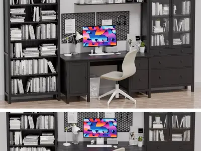 IKEA  - Office workplace 22 3D model