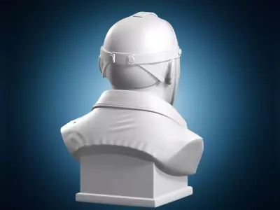 Jason Voorhees Friday The 13th Horror Bust 3D print model