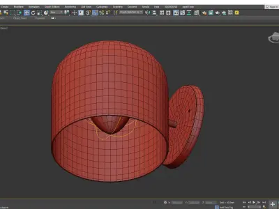 Donna Sconce Low-poly 3D model