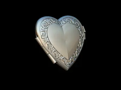 Heart Reliquary - Photo Holder  3D print model