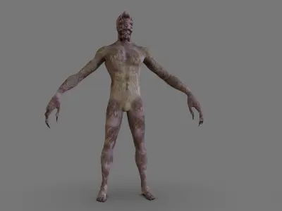 Monster Blinderk Low-poly 3D model