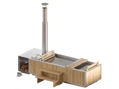 Goodland Wood Burning Tube 3D model