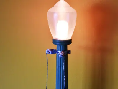 Street Light Bttf Did3D 1-8 Scale 3D Print 3D print model