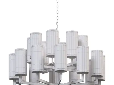 Kelly Wearstler LIAISON TWO TIER Chandelier 18 by lalume 3D model