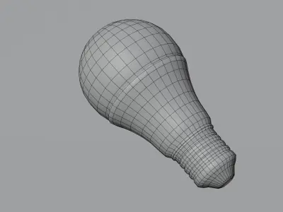 LOW POLY LAMP - low poly lamp led light bulb Free low-poly 3D model