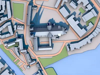 Lubeck Cathedral Germany 3D model