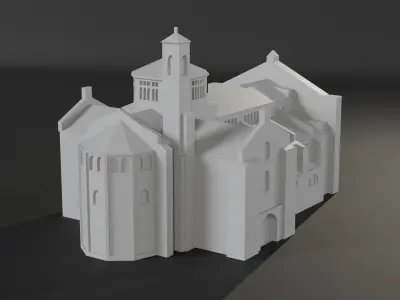 Basilica of San Michele Maggiore 3D Print Model 3D print model