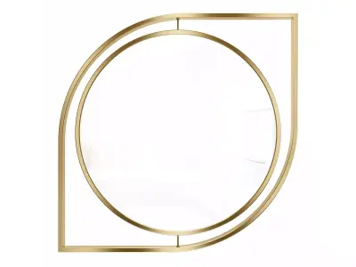Mirror in a metal frame GZ-M1061 3D model