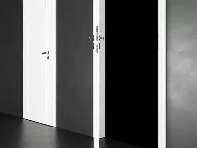 PS Modern Door Series 3 Low-poly 3D model