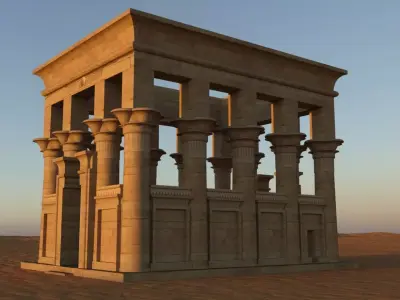 Trajans Kiosk 3D model