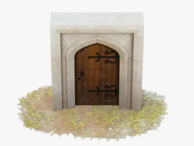 ArchViz - Vintage Door 3D model