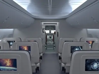  Airplane Cabin Interior 