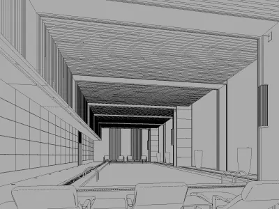 swimming pool  3D model buy