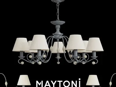 Chandelier ARM355-PL-07-GR Maytoni Classic free 3d model  Free 3D print model